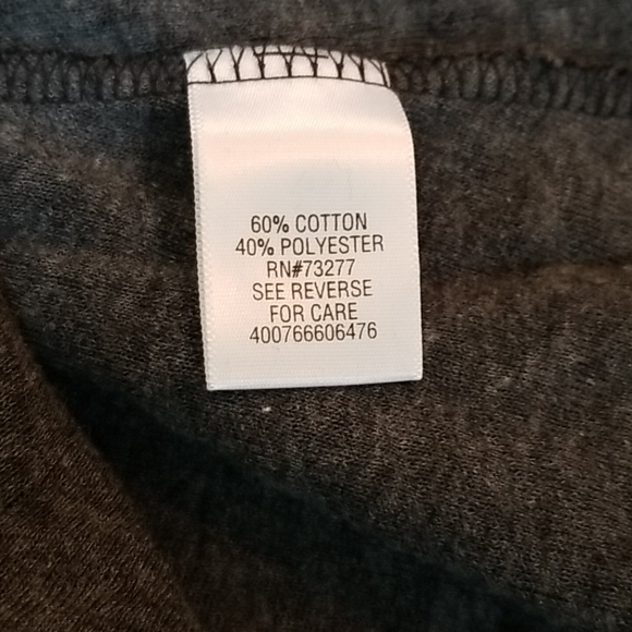 Croft & Barrow gray and black zip chevron sweater - Picture 8 of 10